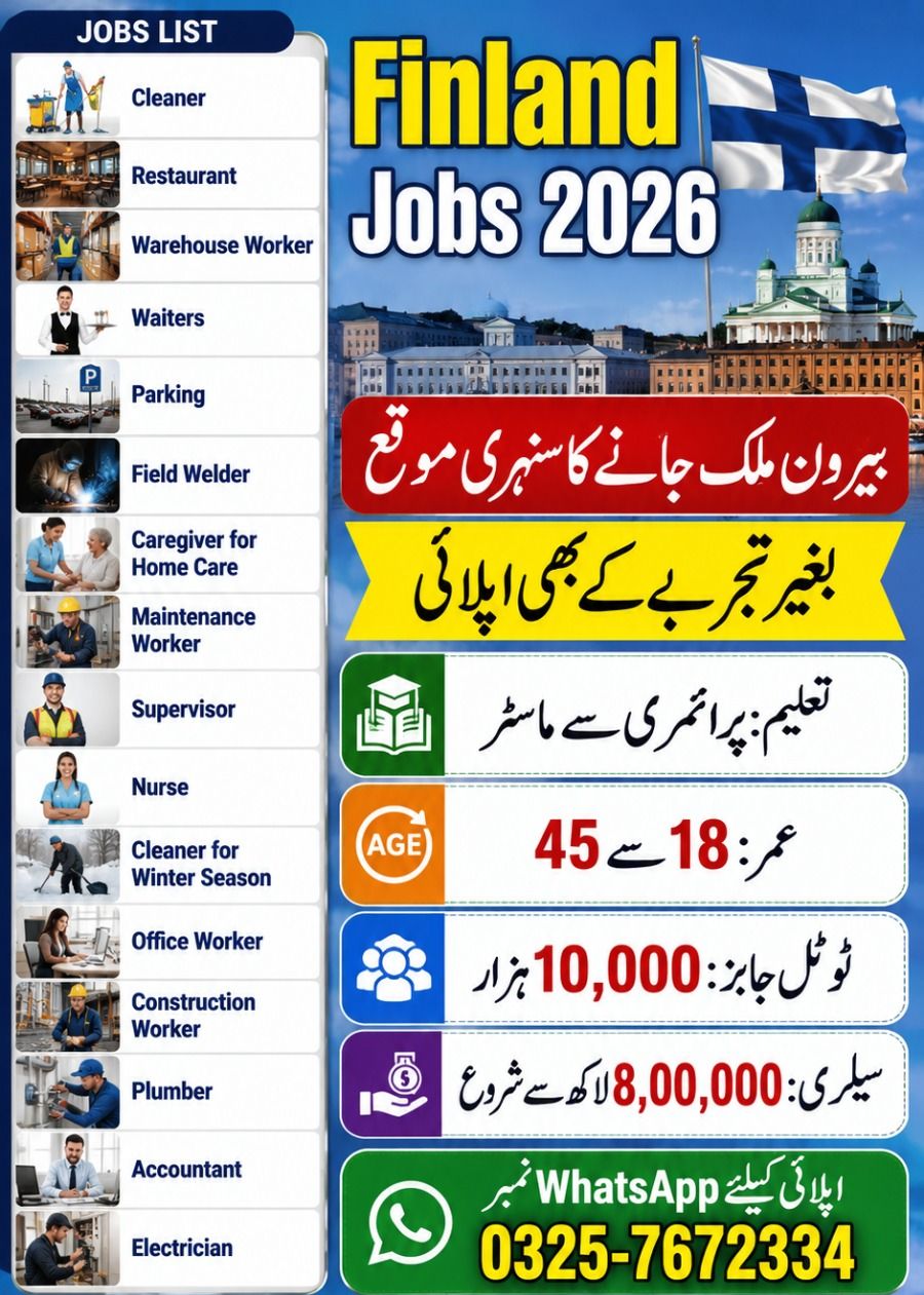 Cleaner, Restaurant Worker, waiter, Parking worker, Supervisor, Nurse, Plumber 
